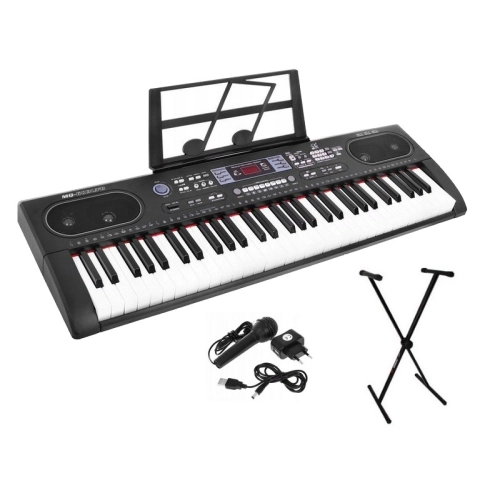 KEYBOARD organy do nauki gry MQ 603 UFB  USB Bluetooth STATYW